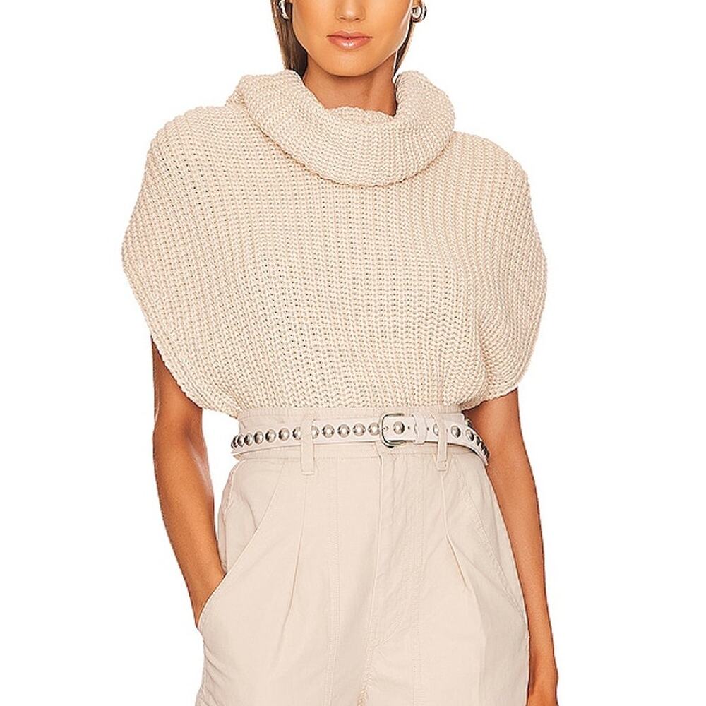 525 Chunky Cream Cate Sweater Size M NWT